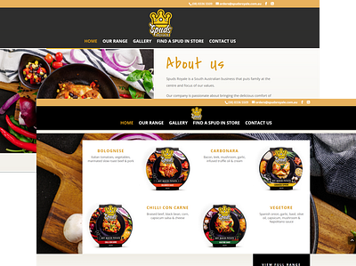 Spuds Royale graphic design graphic designer logo design web design web design company web designer