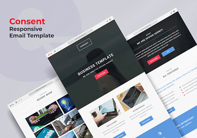 Consent - Responsive Email template with Stampready builder graphic design stampready