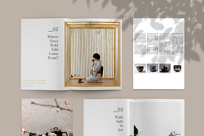 Editorial Design (Magazine) 3/3 asian editorial editorial design editorialdesign illustrator indesign japanese layout magazine magazine design photoshop print typograhy wabi sabi wabisabi