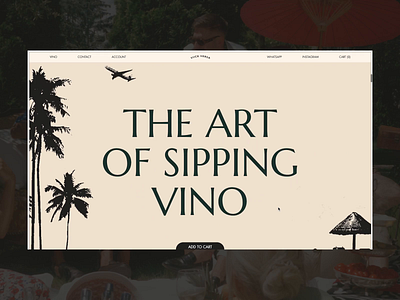 VIICE VERSA / landing page design e commerce gallery grid illustration interaction interactive design landing page layout parallax product scroll typography ui webdesign website wine