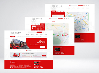 Skopje Public Transport's new web page adobe adobexd illustrator photoshop ui uidesign