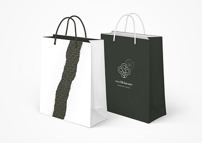 ECS Skincare / Packagings art direction branding cbd corporate identity cosmetics graphic design graphiste freelance logo mockup packaging print design shopping bags skincare logo