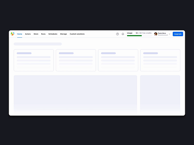 Apify | Header navigation animation design header navigation ui ux
