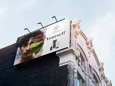 ECS Skincare / Advertising Campaign advertising campaign art direction branding cannabinoides cbd corporate identity cosmetics flower graphic design graphiste freelance logo skincare snake