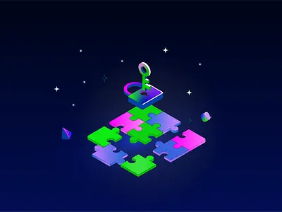 Information protection art business flat illustration illustration art vector