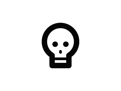 skeleton face logo