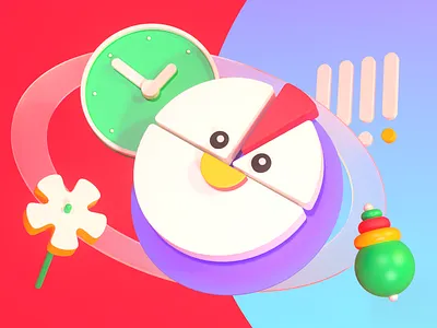 Parenting and Leadership 3D 3d brand branding design graphic design graphics illustration management visual wrike