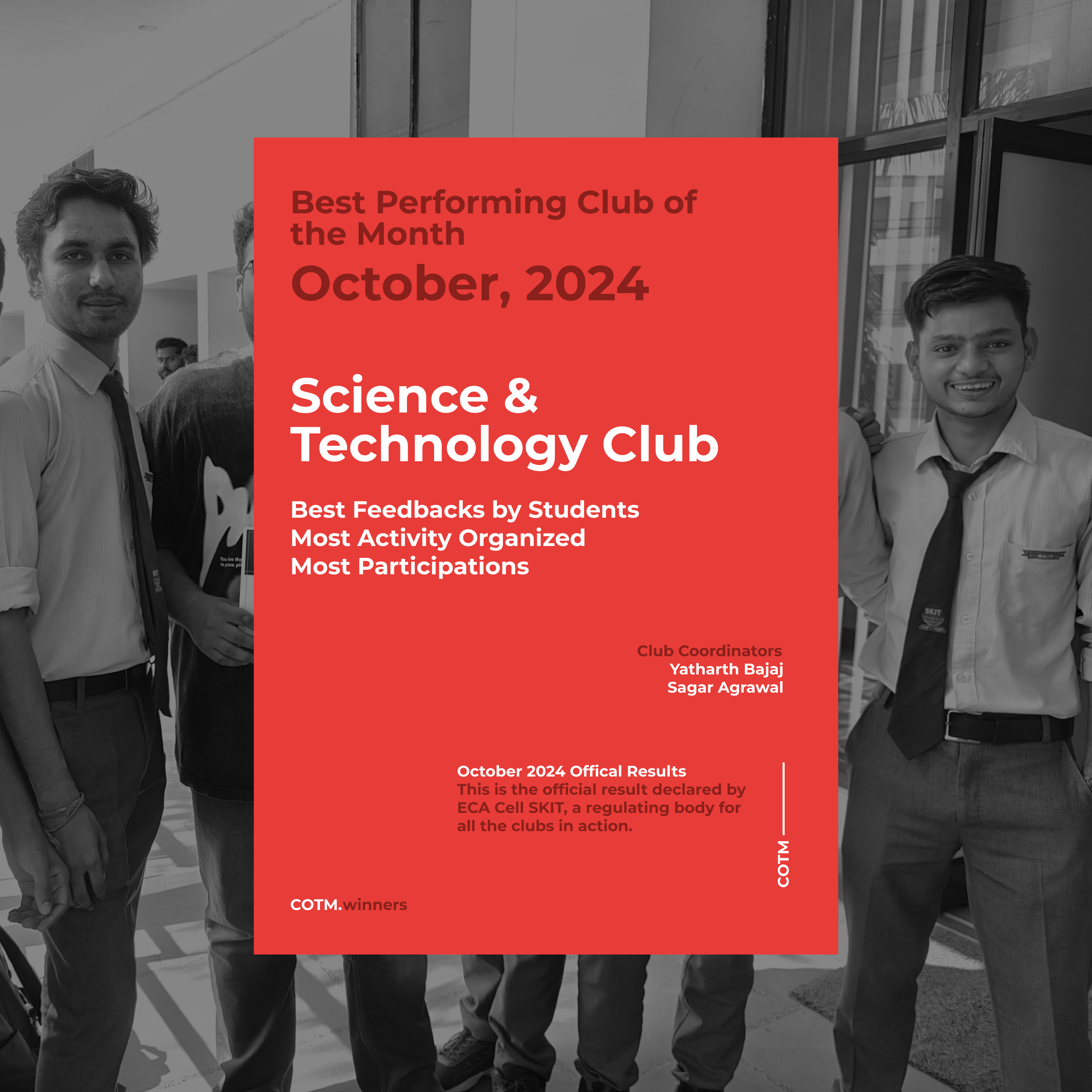 Club of the Month Award