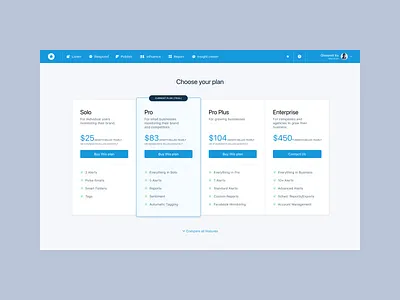 Pricing Plan Product Page design interface pricing page pricing plan pricingplan ui user interface ux webdesign