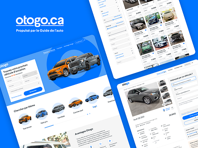 otogo.ca auto automobile blue lucile foraison marketplace ui