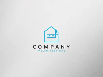 ninja house logo building construction design home house logo ninja property real estate realtor realty template