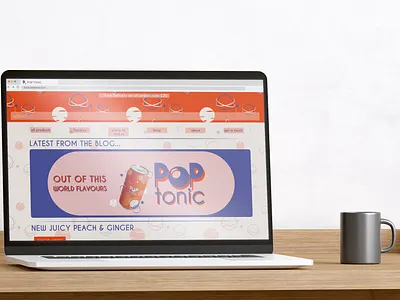 Soda brand design website mockup brand identity branding design graphic design illustration logo motion graphics packaging ui vector website design