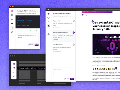 Feedback explorations product design ui ux