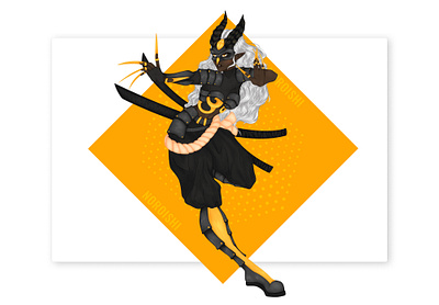 Noroishi art character art character design design digital design digital illustration drawing illustration