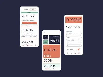 Telecom mobile app design android app ios mobile mobile app mobile design trends ui uxui