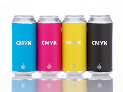 CMYK Can Labels // Goodfire Brewing branding craft beer design graphic design illustration label design logo packaging typography vector