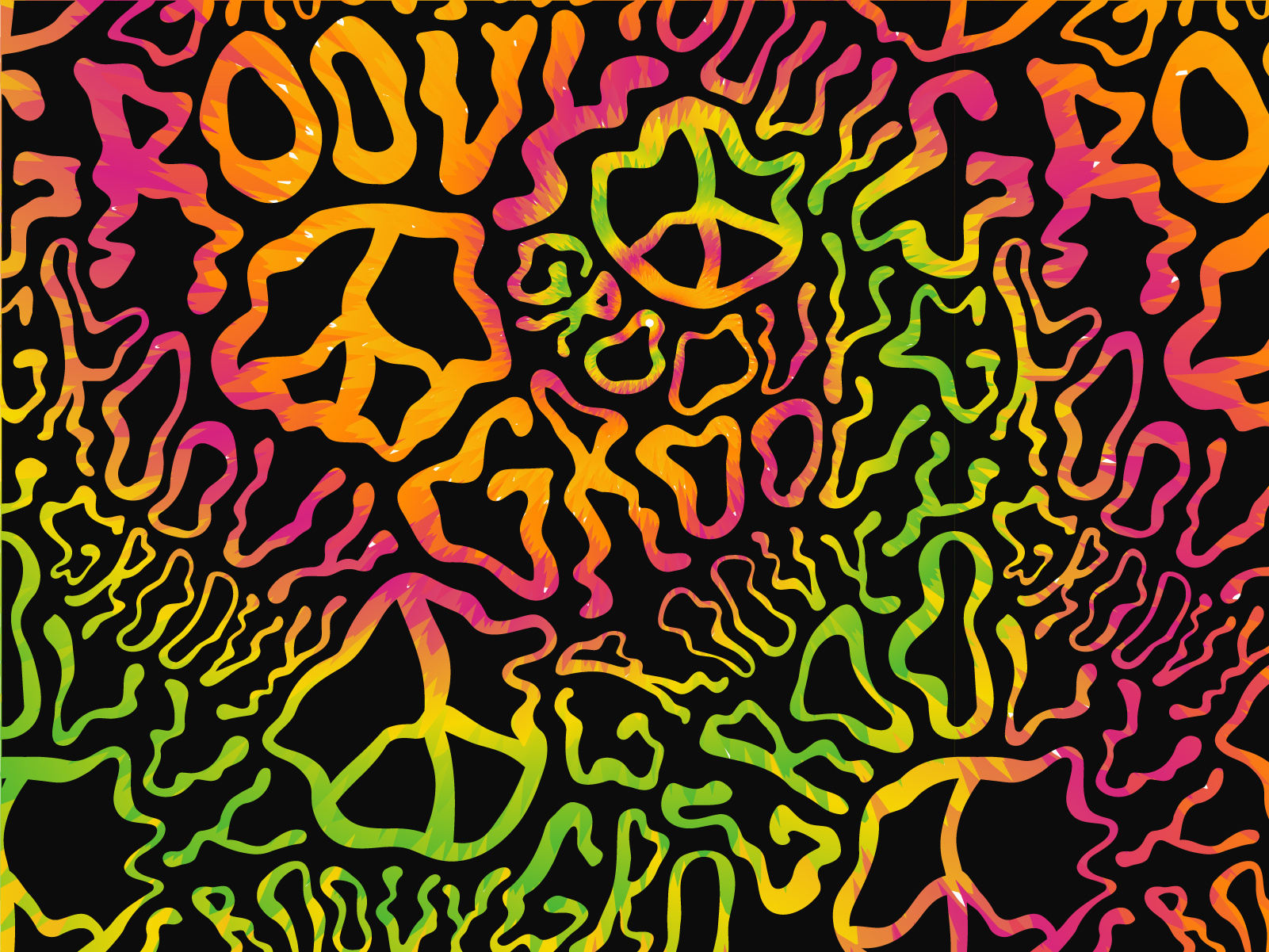 Example of Seamless Pattern In My Vibrant Style