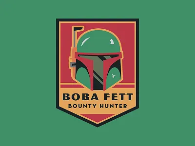 Boba Fett art boba fett character design design disney illustration star wars vector