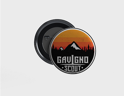 Gavigno Scout abstract badge branding design dribbble graphic design hiking illustration logo minimal minimalist modern mountain old logo pictorial sunrise sunset trending vector vintage