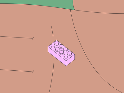 Lego 2d colorful design digital fat fingers hand illustration kapustin lego outline personal project scin vector