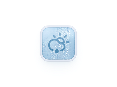 Weather Icon bigsur icon big sur icon cloud rain fog steam ios icon iphone icon mac icon macos icon osx icon operating system icon os icon realistic icon app icon sandor skeu icon skeuomorph icon skeuomorphism icon user interface icon ui icon gui weather forecast