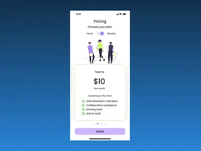 100 Day UI Challenge Day 30 - Pricing 100dayuichallenge dailyuichallenge day30 design mobile pricing ui uiuxdesign ux