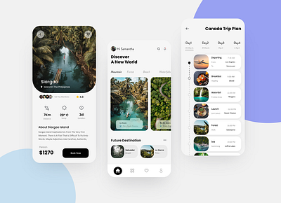 Vacation app ui bluebirduix design graphic design travel travel app travel ui ui uiuix vacation vacation app