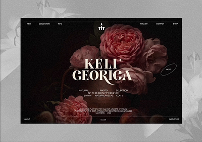 Keli Georica 3d ae animation art branding creative design dribbble figma flowers graphic design icon illustration logo ui ux ui design uiux uxui web website