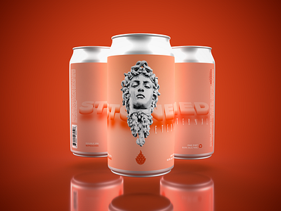 Stoned Eternal Label // Goodfire Brewing 3d branding craft beer design graphic design label design logo packaging typography vector