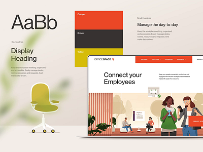 Brand, Visual Identity Material b2b brand branding features page illustrations saas tech web design website