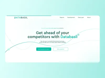 Databasil🌿 blockchain design fresh illustration ui