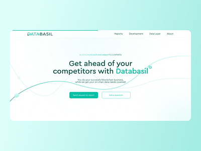 Databasil🌿 blockchain design fresh illustration ui