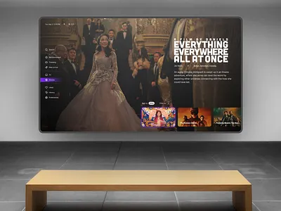 TV App app dailyui tv app ui ux