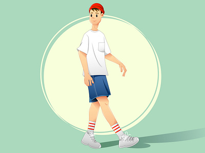 Let’s walk adobe character characterdesign design illustration illustrator ipadpro