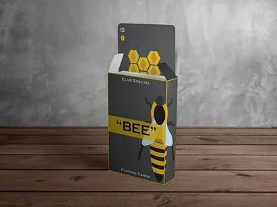 Bee playing cards prototype idea (Version 1.0) design graphic design mockup photoshop prototype