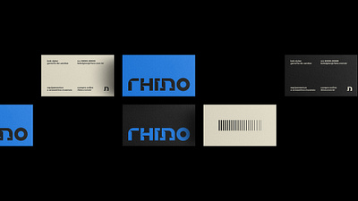 RHINO | 02 brand brand design branding branding concept branding design design illustration logo ui vector