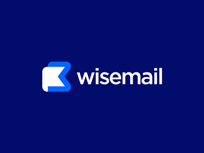 Wisemail logo design abstract logo branding creative delivery app flag logo flat logo icon logo logo design logos logotype mail logo minimal logo minimalist modern logo monogram simple logo ui vector win