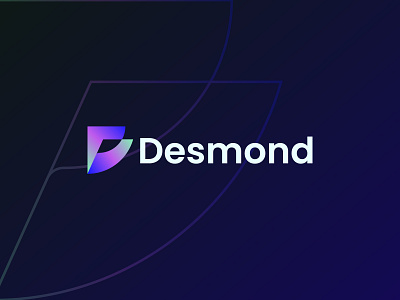 Modern Logo | Desmond Modern Logo Design for Design Agency branding branding design business logo d letter logo d modern logo design logo icon design logo logo design logo design branding logodesign logofolio2022 logos logotrends2022 logotype minimal minimalist logo modern modern logo visual identity