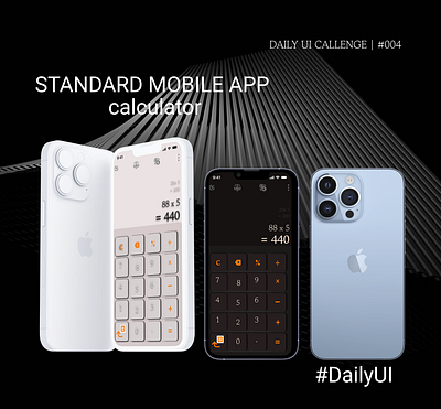 CALCULATOR/DAILYUI branding dailyui design graphic design illustration mobile app ui ux