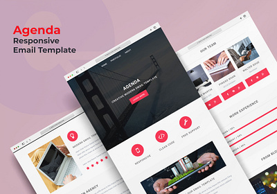Agenda - Responsive email newsletter template ecommerce templates