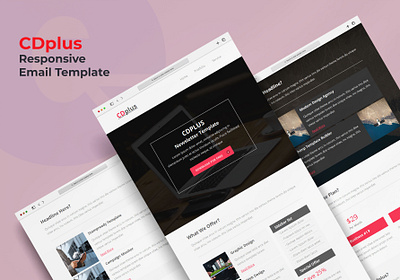 CDplus - Responsive Email Newsletter template ecommerce templates