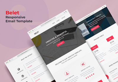 Belet - Responsive Email Newsletter Template ecommerce templates email template graphic design newsletter personal email