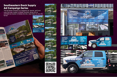 Southeastern Dock Supply Ad Campaign Series branding design graphic design illustration illustrator logo photoshop vector