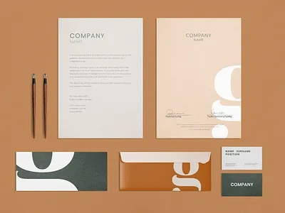 Branding Stationery Set | Earth Tone Corporate Identity brand indentity branding corporate identity mockup corporate mockup design earth tone editable flat lay graphic graphic design identity mockup illustration logo mockup photoshop professional psd stationary template vector