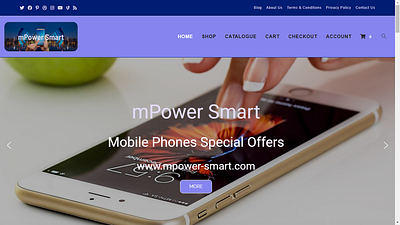 mPower Smart bidhan vhadra branding canva content elementor elementor pro graphic design logo mpower smart typography ui ux web design woocommerce wordpress