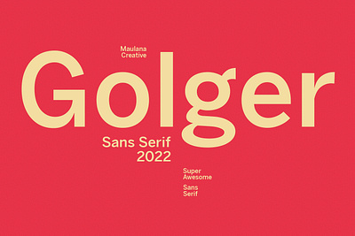 Golger Sans Serif Font 3d animation branding design font fonts graphic design handmade font illustration logo modern font motion graphics nostalgic sans typeface typography ui