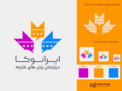 Logo Design for IRANOCA.LC art branding design graphic design illustration logo logo design ui ux vector