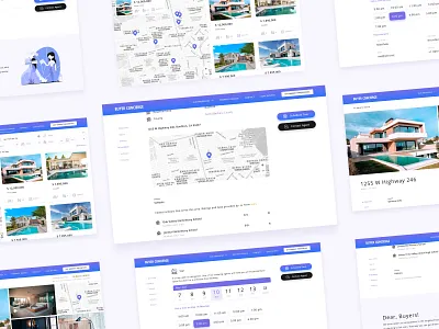 BC commerce filters house info map real estate search site ui web