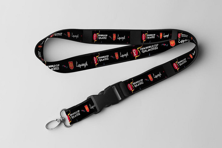 FIFA Qatar World cup 2022 Lanyard design by Fiona on Dribbble