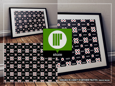 ROYAL Kollection - Framed - KING + QUEEN Pattern branding design graphic design illustration logo typography vector